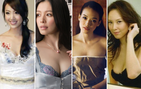 台湾10大美乳女神私照：舒淇天心林志玲徐若瑄性感无敌
