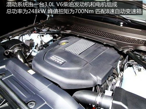 最省油的路虎车 车展实拍揽胜运动混动