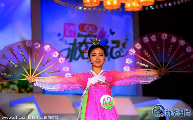 48位校花长沙同台比才艺
