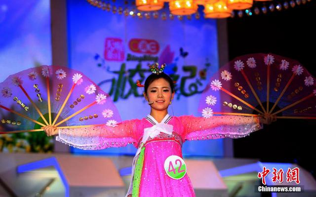 48位校花长沙同台比才艺
