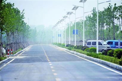 大沽河堤顶道路全线贯通 5月底配套设施完工