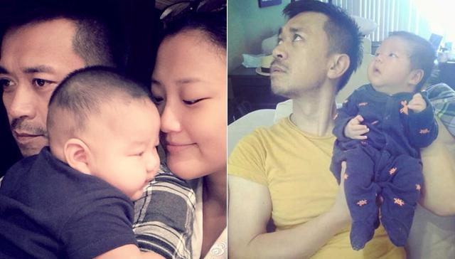 王学兵一家三口亲密照曝光 三婚娇妻童颜靓丽