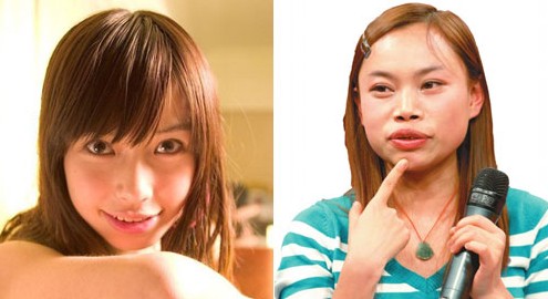 香港新晋女星容貌36变 江若琳暴牙 杨颖似凤姐